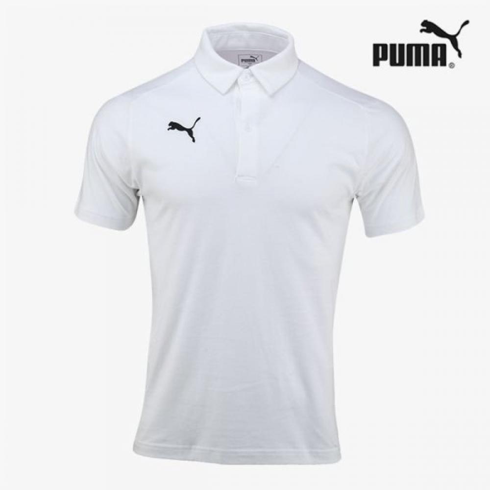 Puma Galleria Puma Lee Casual WhiTe Collar ShorT sLeeve T shirT