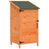 Garden Shed Brown 59 x 56 x 113.5 cm Solid Spruce Wood