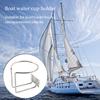 Stainless Steel Boat Ring Cup Drink Holder Beverage Cup Storage Rack Water Cup Stand for Marine Yacht Truck RV Car Trailer