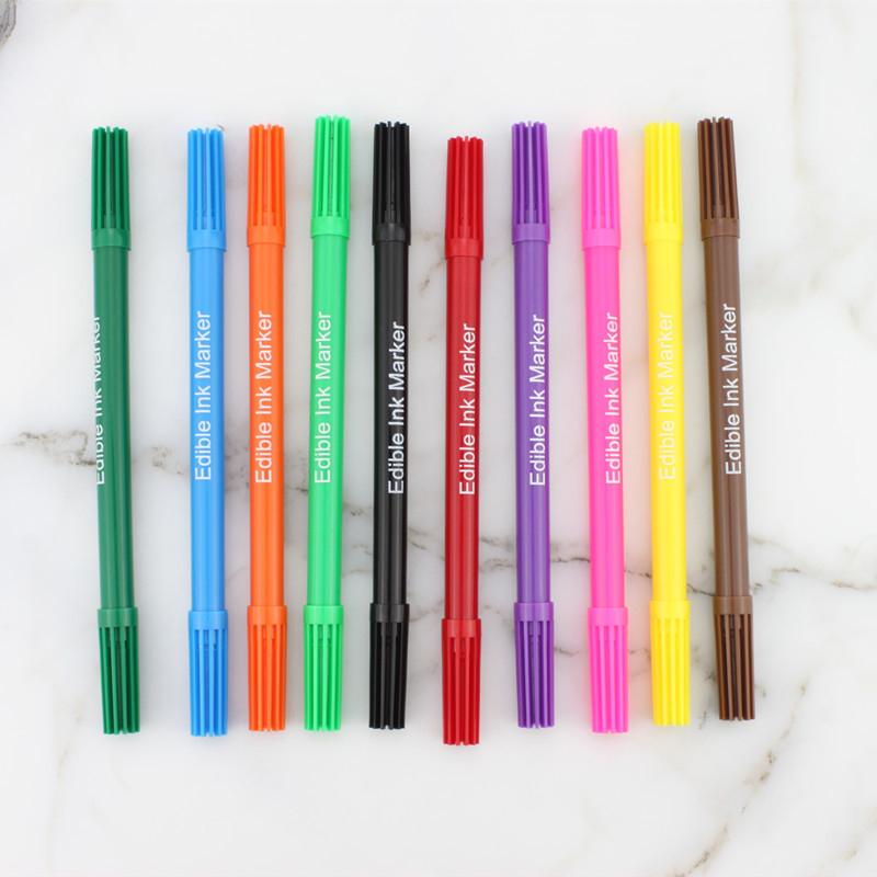 Пищевой фломастер для выпечки, для украшения тортов, для маркировки, для рисования граффити, для раскрашивания