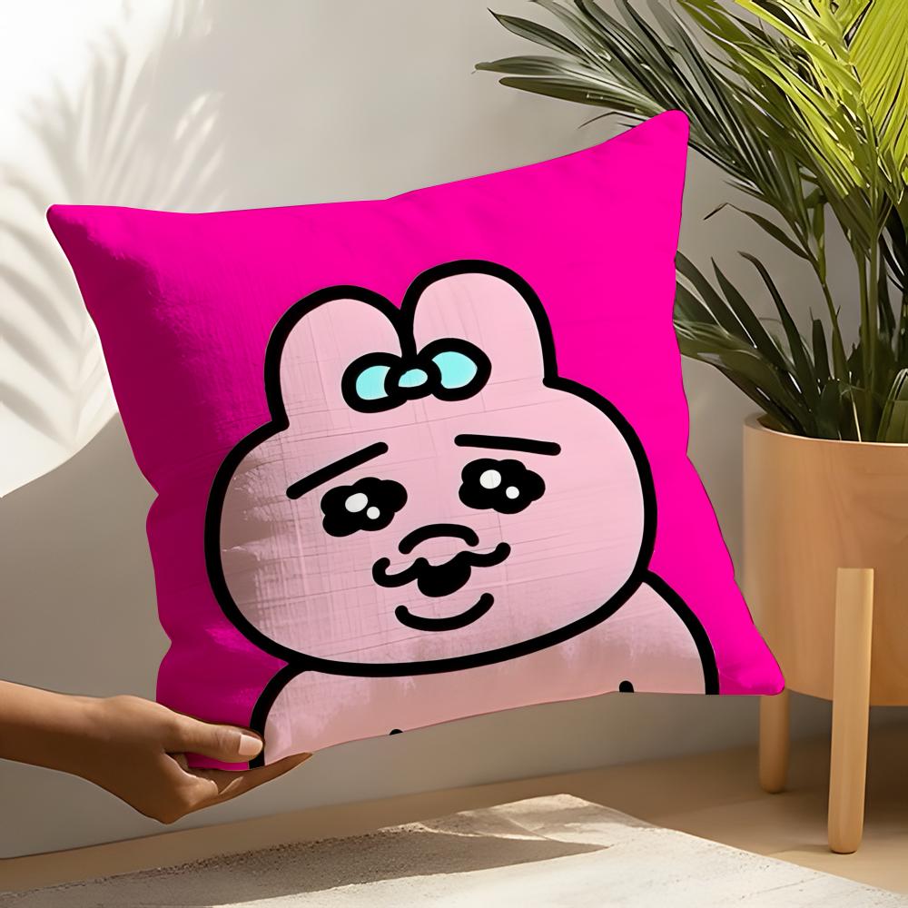 Funny OopanchuS Uusagi Pillow Case Home Living Room Decoration Linen Pillow Cases Cushion Cover