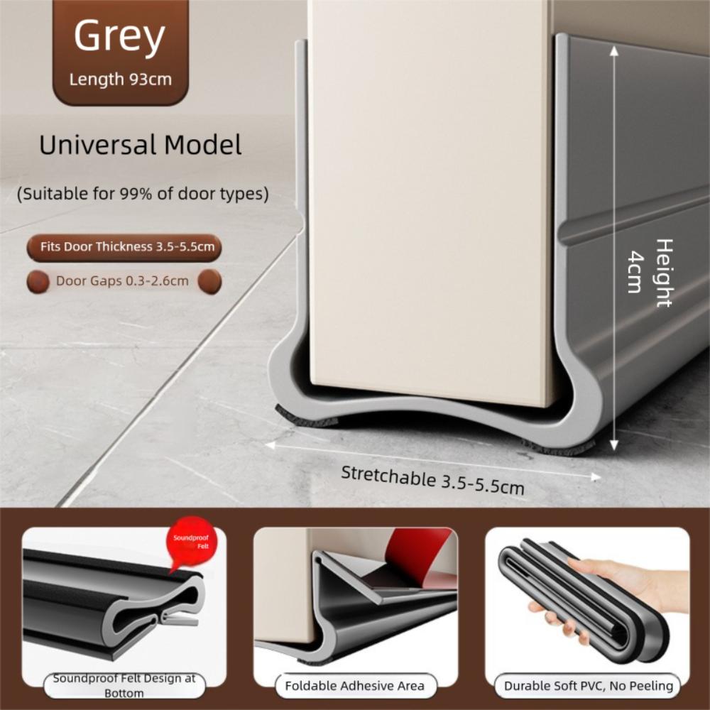 Insect Prevention Weather Stripping Noise Reduction Blocker Door Draft Stopper  Household