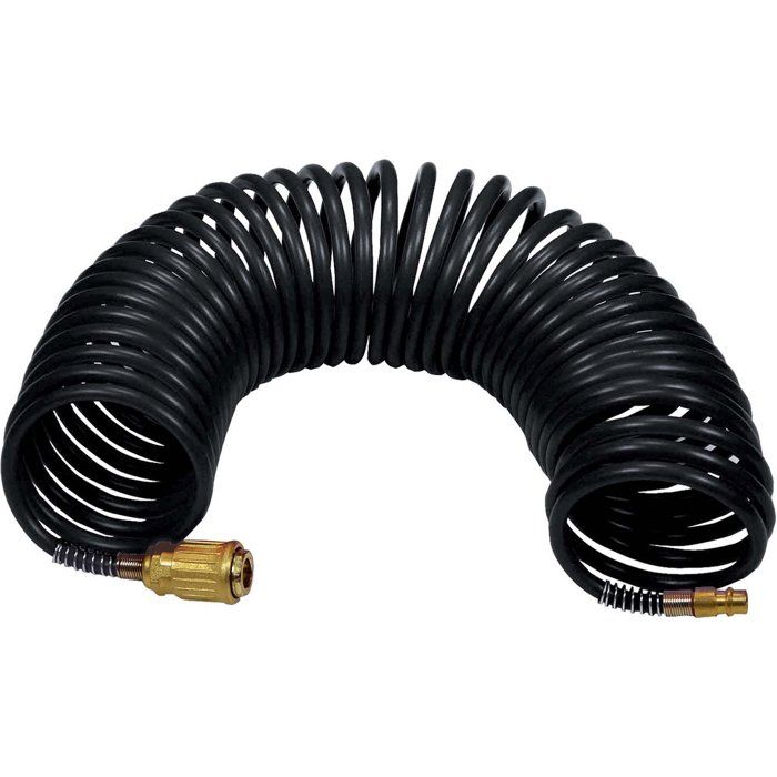 Tuyau spiralé en polyéthylène - perel - 10 m - ø 6 x 8 mm