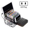 WLX-815 100 Вт 15 портов USB Док-станция для быстрой зарядки Умное зарядное устройство с держателем для телефона и планшета, EU вилка
