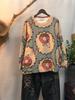 Women's 2024 Autumn Mink Cashmere Loose Pullover: Round Neck, Long Sleeve, Slim Fit Sweater.