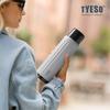 Tyeso 500ml Stainless Steel Vacuum Flask Leakproof Insulated Water Bottle for Hot Cold Drinks BPA Free Easy-Grip Travel Mug