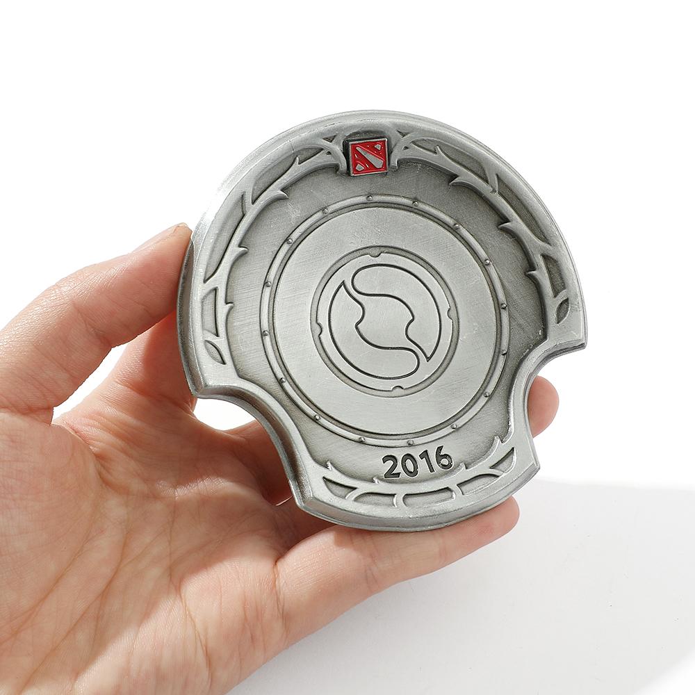 Игра DOTA 2 Immortal Champion Shield Aegis of Champions винтажный цветной металлический коллекционный подарок ювелирных изделий