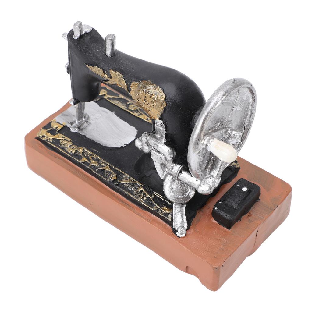 Винтажная швейная машинка, украшение в европейском стиле, ретро, смоляная мини-фигурка для швейной машинки, украшения для
