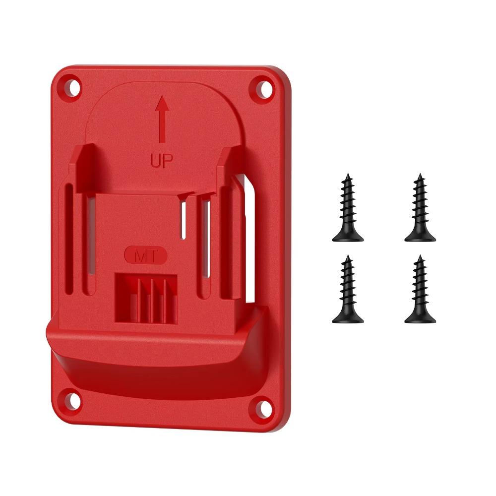 Настенный настенный кронштейн для аккумулятора Износостойкое основание для аккумулятора Держатель для электроинструмента для Makita 18V