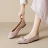 Fashion Women's Shoes 2025 New Fashion Comfortable Soft Sole Casual Shoes Women's Bow-knot Ballet Flats Shallow Mouth Round Toe Loafers