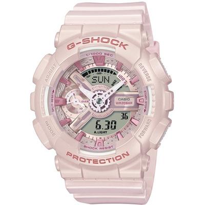 Женские часы G-SHOCK GMA-S110ST-4AJF [G-SHOCK Silky tone colors] Круглые цифровые аналоговые часы