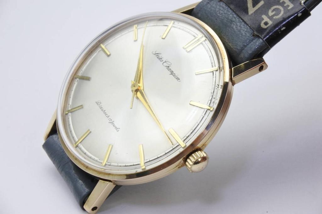 SEIKO CHAMPION 17 Меток Мертвый Запас Товар 1960-х Годов Камни, Включены, Мужские Часы С Ручным Заводом