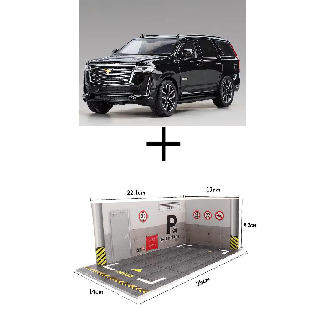 1:Масштабная модель автомобиля Escalade 1:24 Игрушка Амортизаторы Двери Открываются Литой Металл Коллекция Моделей Транспортных Средств Подарки для Детей