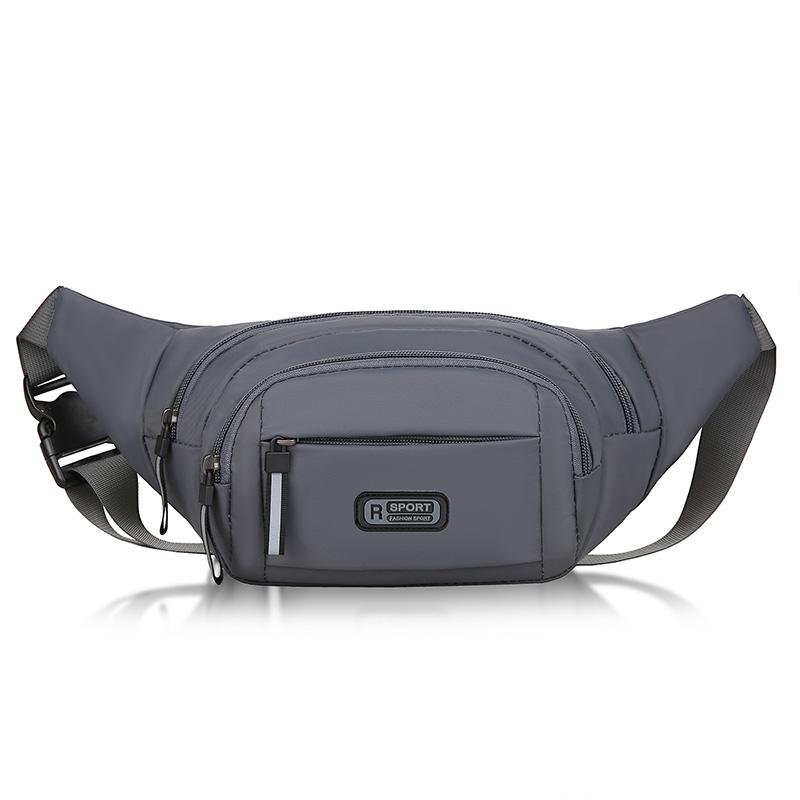 Men Nylon Fanny Waist Packs Unisex Fit Waistpack Mobile Sports Outdoor Running Anti Theft Ultra Thin Invisible Waist Bag