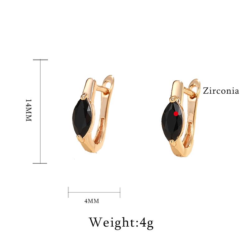 Винтажные серьги золотого цвета, 1 пара, белые, красные, синие, зеленые, цвета морской волны, черный камень, висячие серьги, женские клипсы, ювелирные изделия