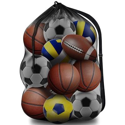 Спортивная сумка для баскетбола и футбола, большая сетчатая сумка для футбола, рюкзак на одно плечо, спортивная сумка для футбола, карман для мяча