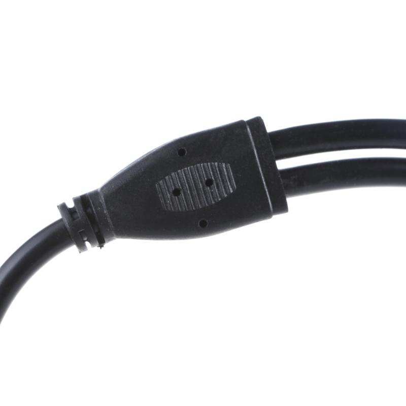 DC5.5x2.1MM Power Splitter Cable DC5525 Y Splitter Power Cable For LED, CCTV 18AWG Durability Power Cord 30cm/11.81in