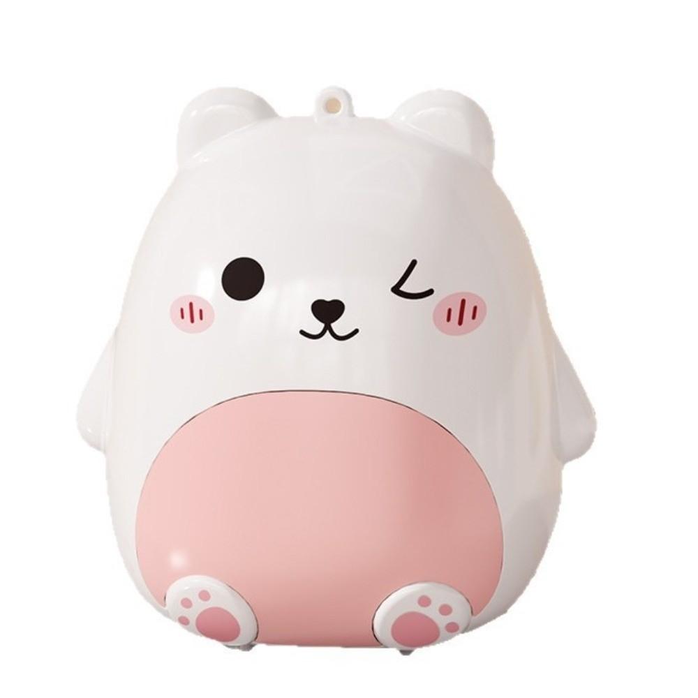 Cartoon Bear Drug Storage Case 5 Grids Mini Pill Organizer Portable Pill Dispenser Box for Travel