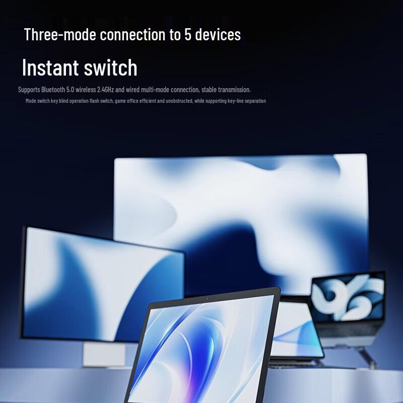 Rapoo V700DIY-98 Tri-Mode Gasket Mechanical Keyboard