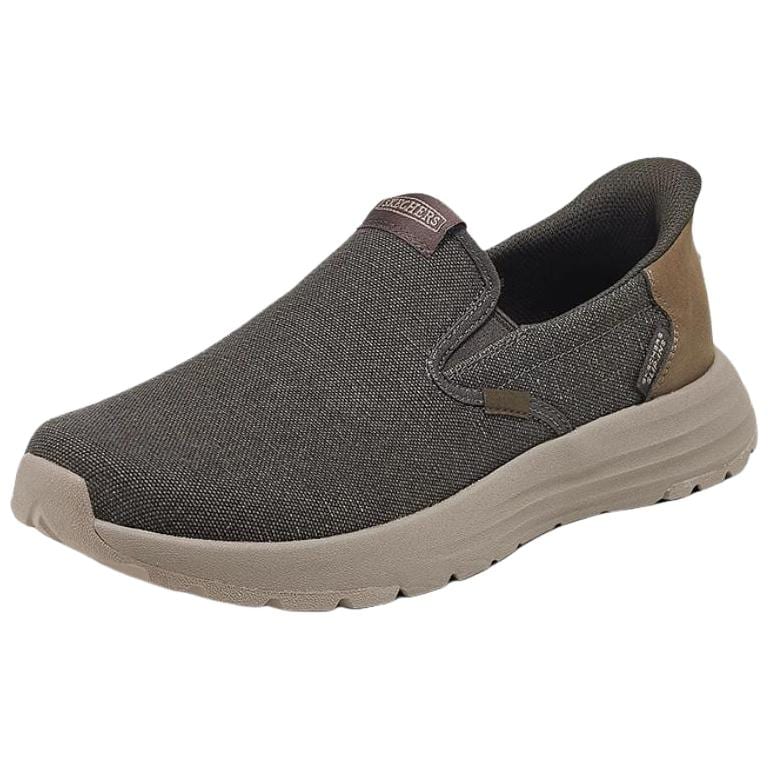 Skechers Слипоны из износостойкого материала Низкие Повседневная обувь Мужская Коричневый 205370-CHOC