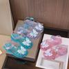 Fashion Kid Shoes New Summer Versatile Girl Sandal Crystal Princess Breathable Kid Sandals Sweet Soft Sole Comfort Jelly Shoe
