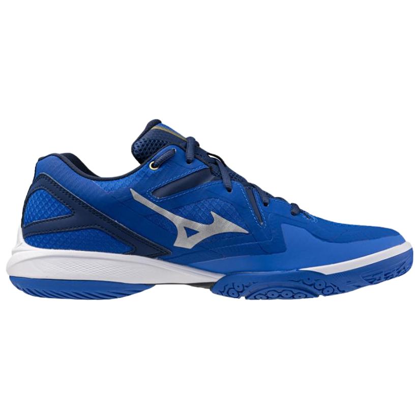 Mizuno Wave Claw 3 Fit Универсальные Удобные Нескользящие Прочные Низкие Бадминтонные Кроссовки Унисекс Синий 71GA244201