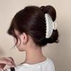 Non-Slip Hair Claw Plastic Hairpin New Polka Dot Grip Clip
