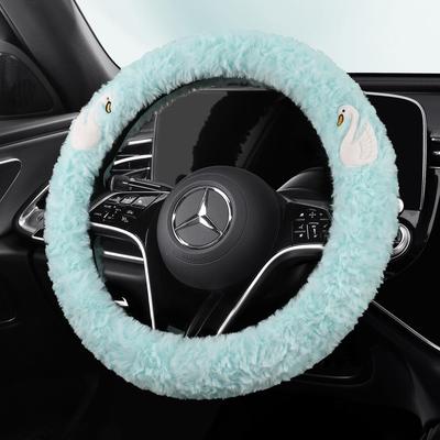 Универсальная зимняя нескользящая коротковорсовая оплетка на руль - Теплая и износостойкая для мужчин и женщин