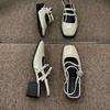 French One-word with Thick Heels Single Shoes, Women's New Fairy Style Slippers In the Summer of 2025, and Versatile Bag Head Sandals