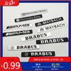 GLC GLB 3D Metal Badge Stickers Decal Accessories For Mercedes Benz AMG Brabus Maybach W206 W204 W205 W212 W213 W221 W222 W223