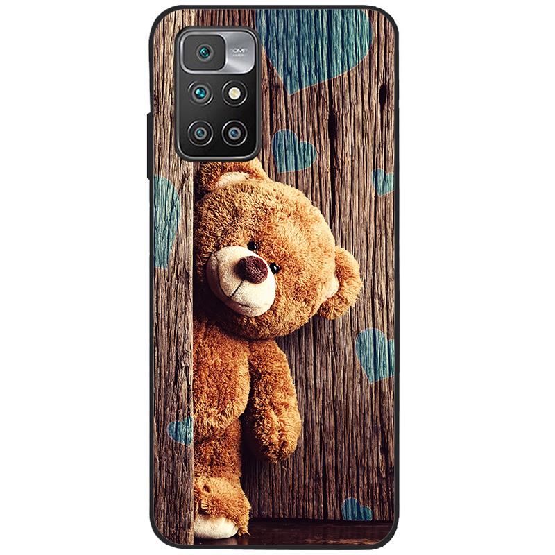 Чехол для Xiaomi Redmi 10 Силиконовый Мягкий ТПУ Задняя крышка Для Xiaomi Redmi 10 Redmi10 Чехлы для телефона Милый Расписной Чехол Ударопрочный Capa