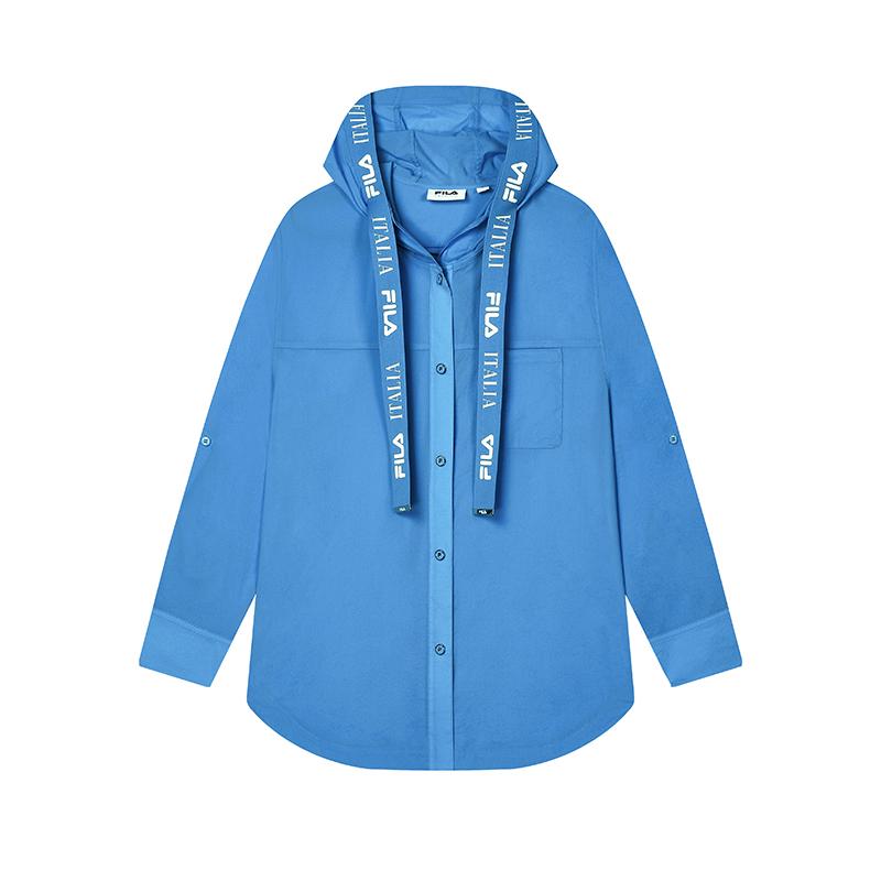 Новая футболка FILA женская ярко-синяя F11W424406FRB