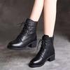Fashion 2024 High Quality Ladies Shoes Side Zipper Women's Boots Fashion Cross-tied Modern Boots Women Hot Sale Plus Size Ankle Boots