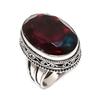 Bi-Color Tourmaline Gemstone 925 Sterling Silver Jewelry Ring Size 9