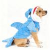 Флисовый Костюм Акулы для Питомца Теплый Удобный Одежда для Косплея Собак Утолщенный Милый Стиль Одежда для Трансформации Питомца