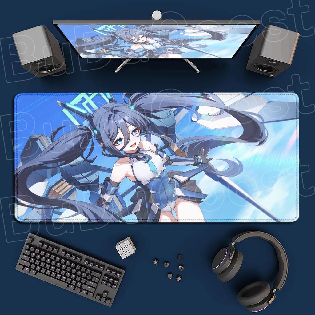 Новая игра Blue Archive Милая девушка Тэндо Алис Коврик для мыши HD Печать Ноутбук Резиновый Офисный коврик PC Игровые аксессуары Большой ковер для стола