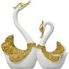 European Resin Swan Couple Ornaments: Home Decor & Wedding Gifts