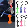 Fitness Keychain Water Cup Barbell Shape Charm Plate Design Workout Reminder Bodybuilding Key Ring Bag