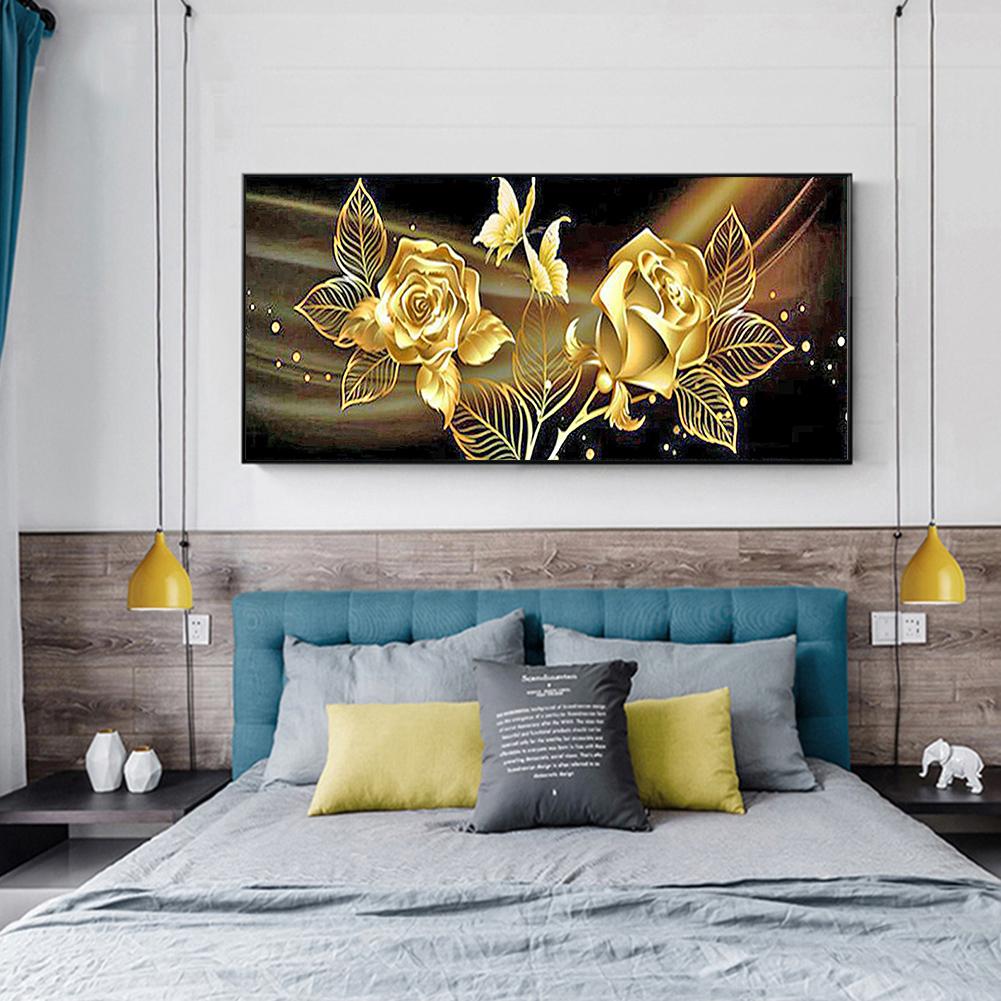 Сделай сам 5D Роза Цветок Полная Алмазная Картина Ручная Мозаика Круглая Выкладка Домашний Декор