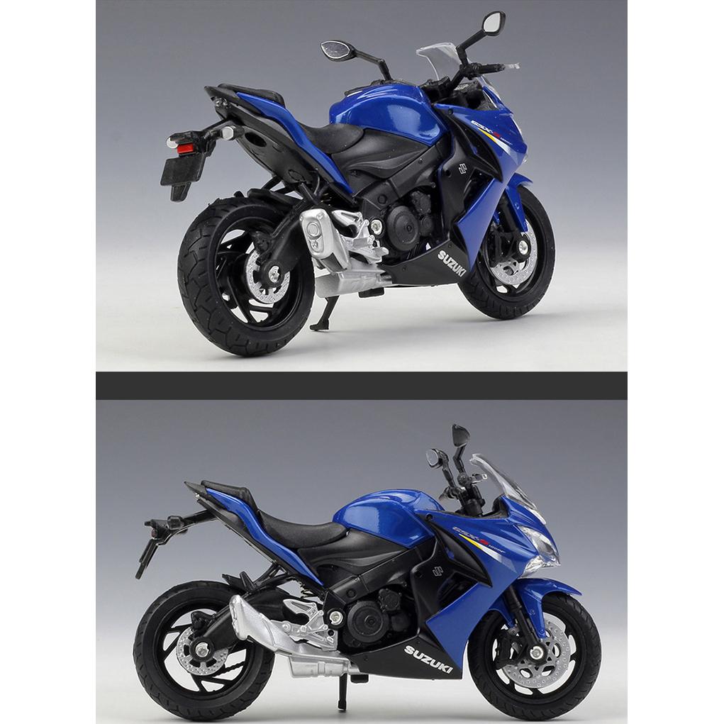 Масштаб 1/18 Welly Suzuki GSX S1000F, модель мотоцикла из сплава, литье под давлением, металлические игрушечные транспортные средства, модель мотоцикла, коллекция высокой имитации, детские подарки
