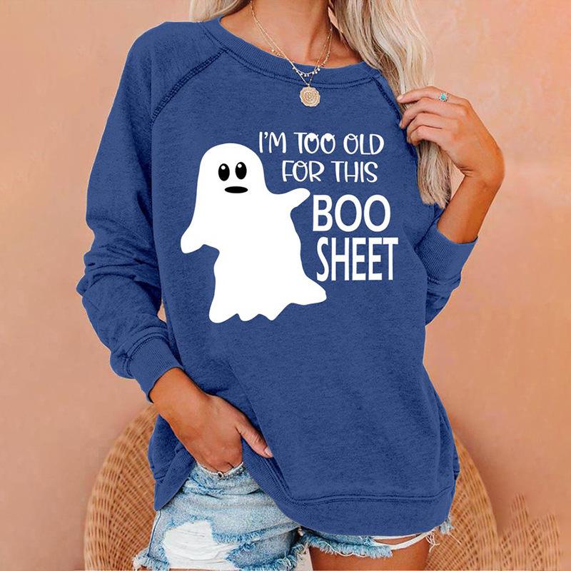 Shoulder Sleeves for Spring Autumn Comfortable and Fashionable Simple and Loose 3D Digital Printed Women's Clothing Pullovers & Long Sleeves