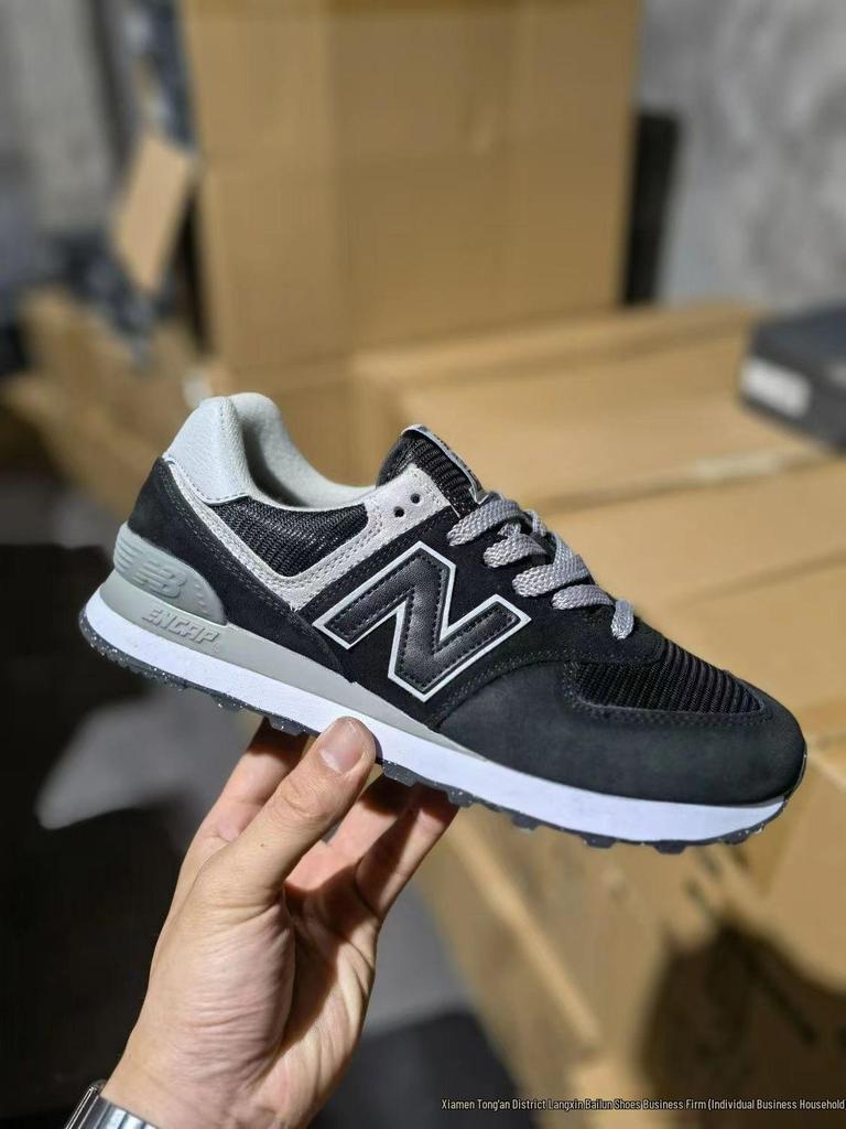 New Balance NB574 Серые Ретро Беговые Кроссовки для Мужчин и Женщин