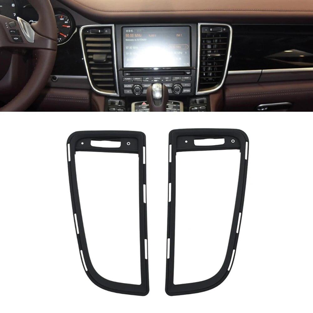 Передняя консоль автомобиля, задняя решетка кондиционера переменного тока, внешняя рамная панель для Porsche Panamera 2010-2016