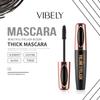 VIBELY 4D Volumizing Volumizing Тушь для ресниц с эффектом придания объема, черная, водостойкая, не размазывающаяся и удлиняющая