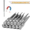 Набор из 11 магнитных бит Torx с шестигранным хвостовиком и магнитной головкой T6/T7/T8/T9/T10/T15/T20/T25/T27/T30/T40, инструменты для сверления