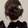 U Shape Ponytail Clip Ginkgo Biloba Pattern Headdress Accessories Elegant Chinese Hairpin  Women