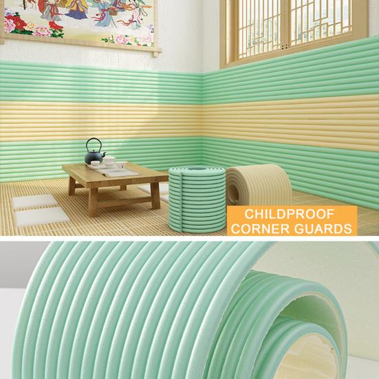 200x30/40CM Self-Adhesive Anti-Collision Strip Foam Safety Bumper Guard 1CM Thick Baby Proofing Furniture Corner Desk Table Edge Protector