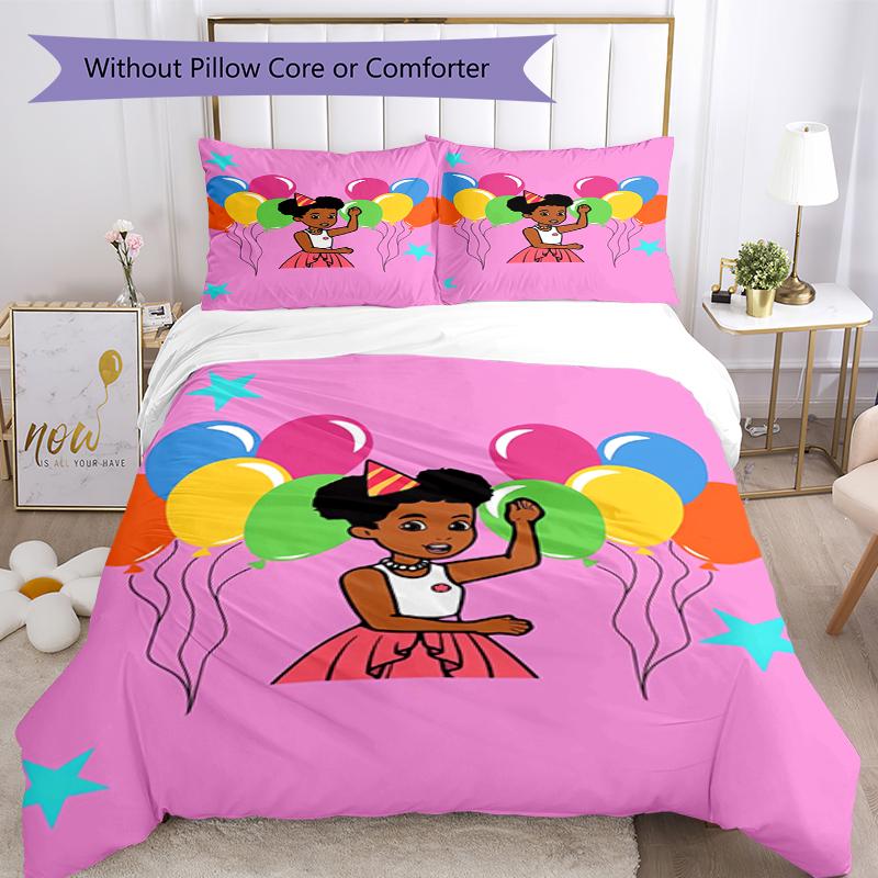 3pcs Gracie's Corner Bedding Set Duvet Cover Closure Includes 1 Duvet Cover & 2 Pillowcases, Soft and Comfortable for All Seasons.
