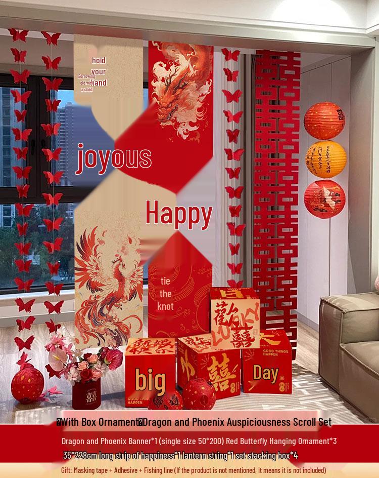 Wedding Backdrop & Room Décor Set for Living Room