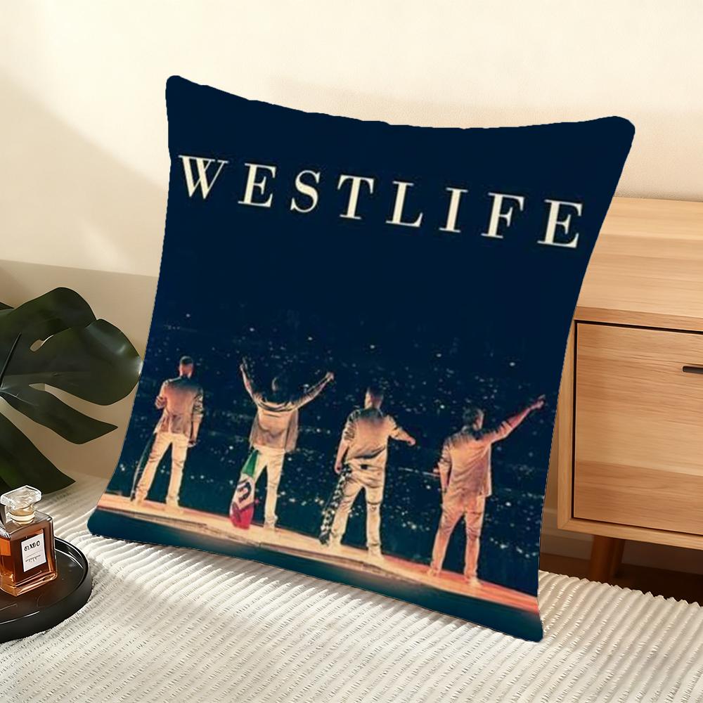 Крутая наволочка W-Westlife Мягкая короткая плюшевая наволочка для подушки Гладкая уютная текстура Эстетичная наволочка для подушки Домашний декор
